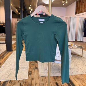Babaton Green Long Sleeve Top